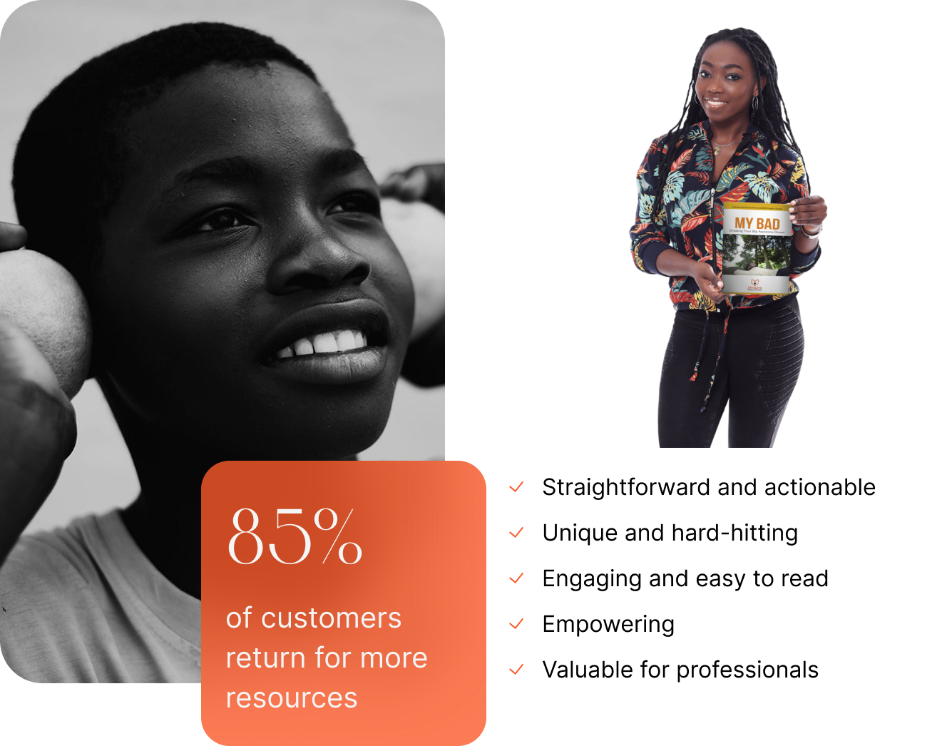 Youthful confidence and customer satisfaction — with 85% of 2Inspire Publications customers returning for empowering, easy-to-use life guides.